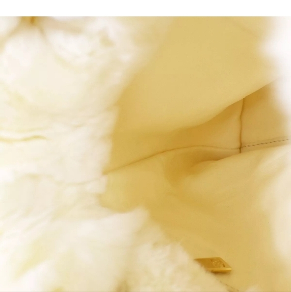 CHANEL 🔥Rare🔥 Leather Lined Fur Harlequin Tote Bag, Gorgeous! - Picture 11 of 16